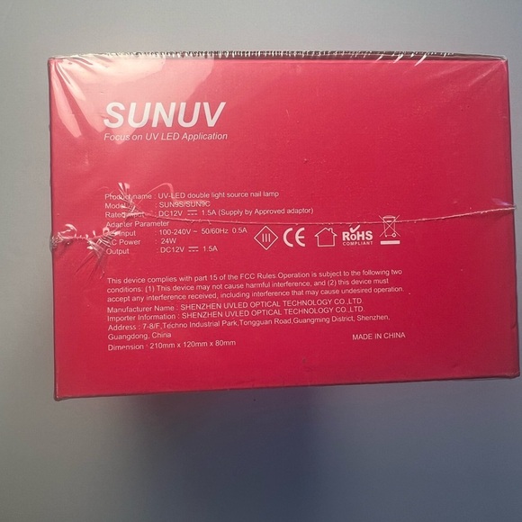 Gel Nail lamp SUNUV LED/UV Nail tech NWT Gel Nails - Picture 5 of 7